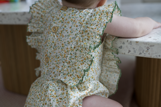Wildflower Ruffle Romper - GINGI