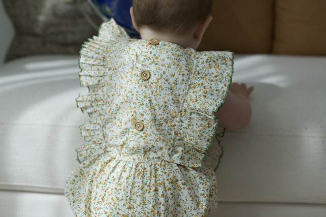 Wildflower Ruffle Romper - GINGI