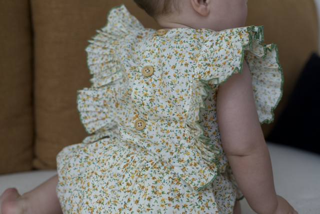 Wildflower Ruffle Romper - GINGI