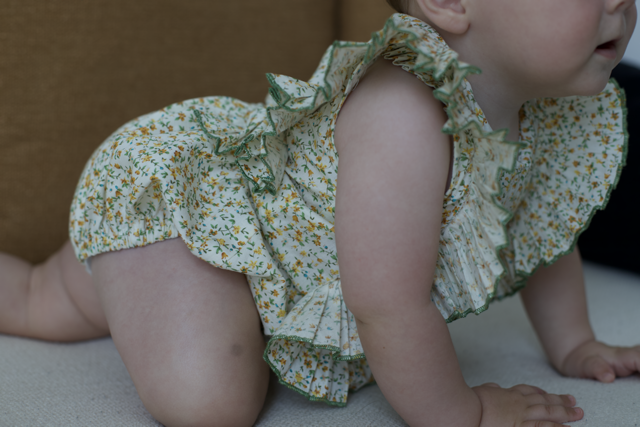 Wildflower Ruffle Romper - GINGI