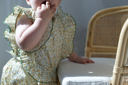 Wildflower Ruffle Romper - GINGI