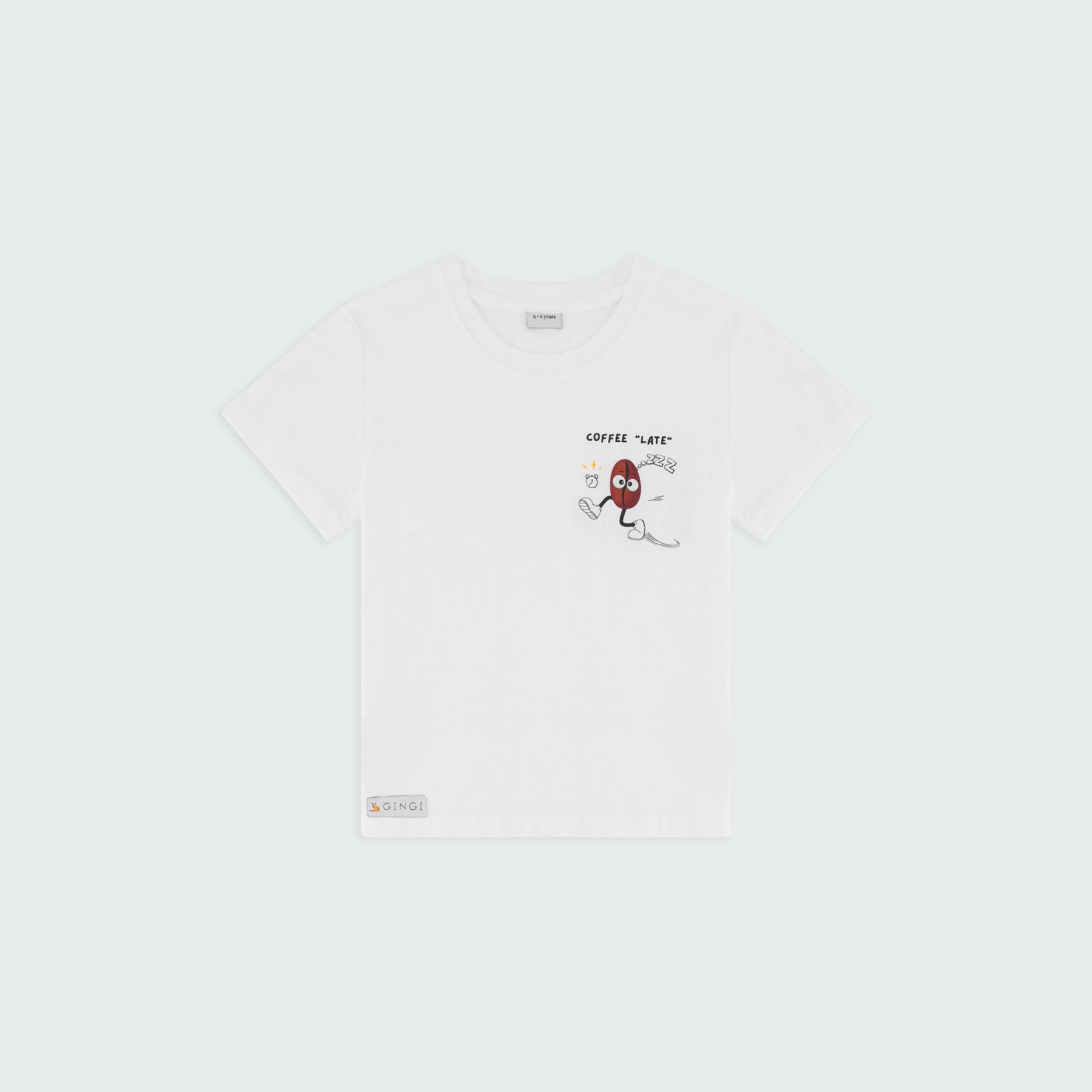 Coffee Late Kids T-Shirt