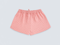 Shorts Gingham Coral Lace