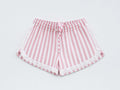 Shorts Rayas Rosa Lace