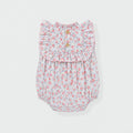Baby Pink Flower Romper Bella