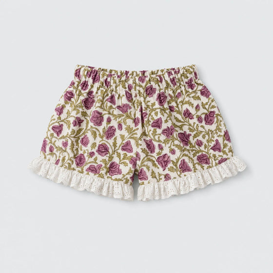 Girl Short Flower Ghalia — flat lay, front