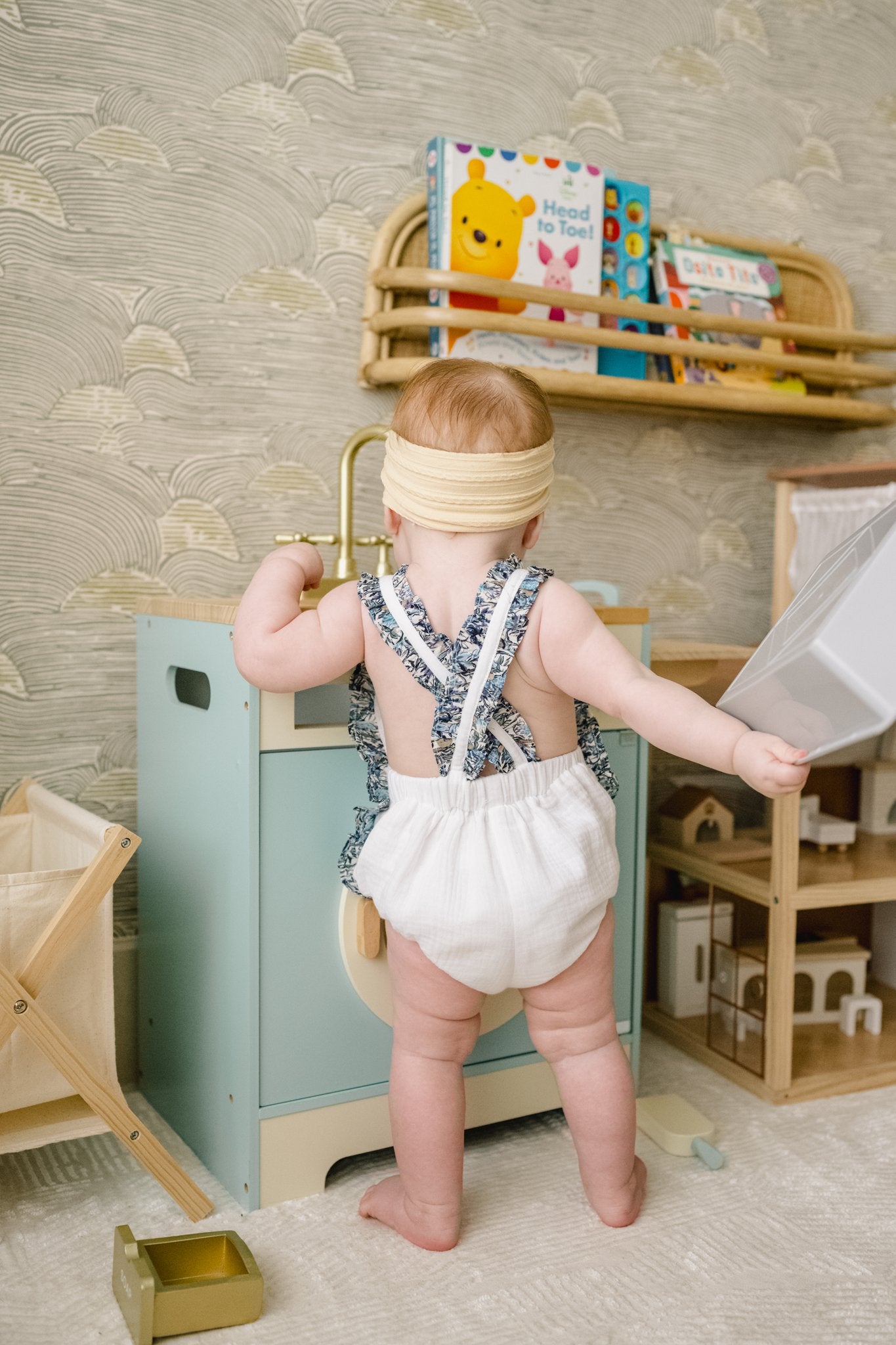 Baby Ruffle Romper Haze
