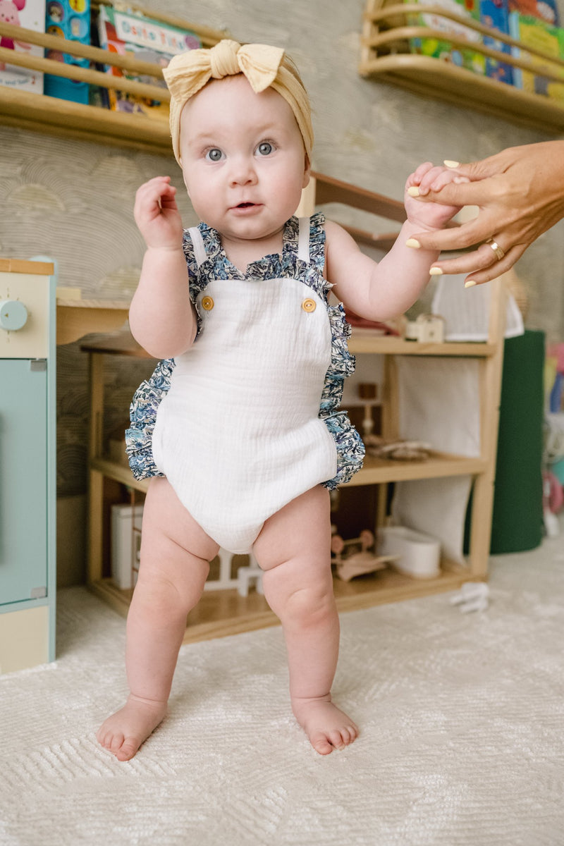 Baby Ruffle Romper Haze