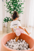Shorts Rayas Rosa Lace