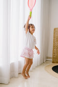 Shorts Rayas Rosa Lace
