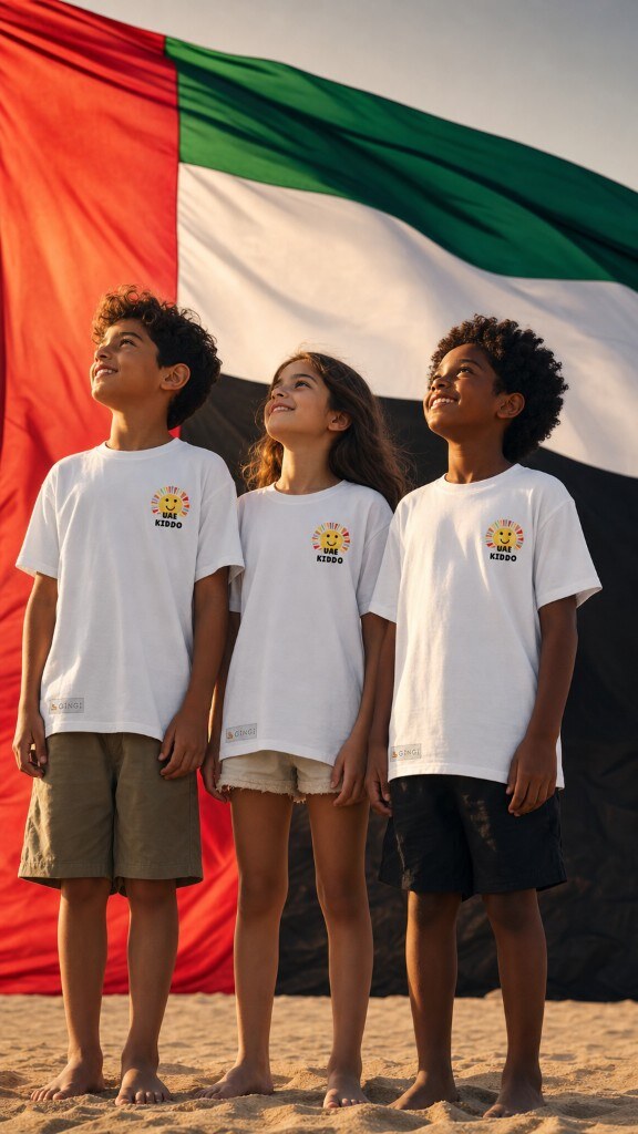 UAE Kiddo — kids with UAE flag