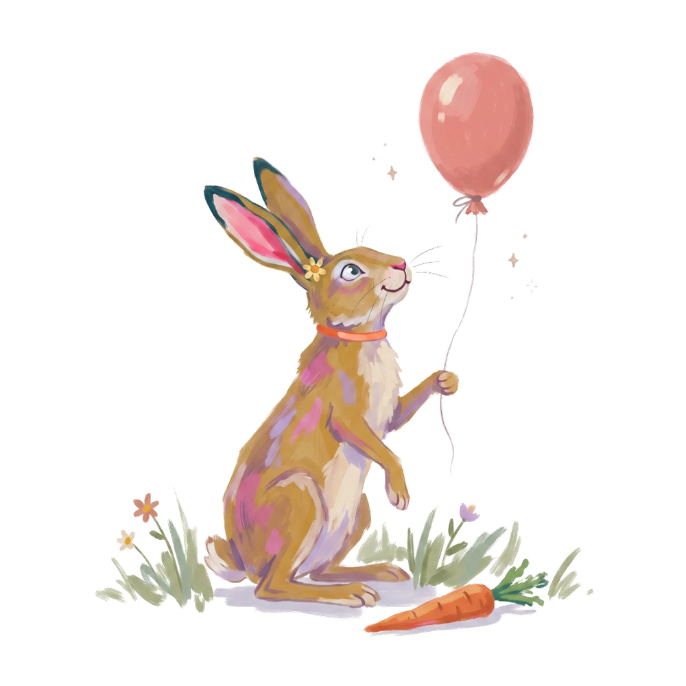 GINGI with balloons