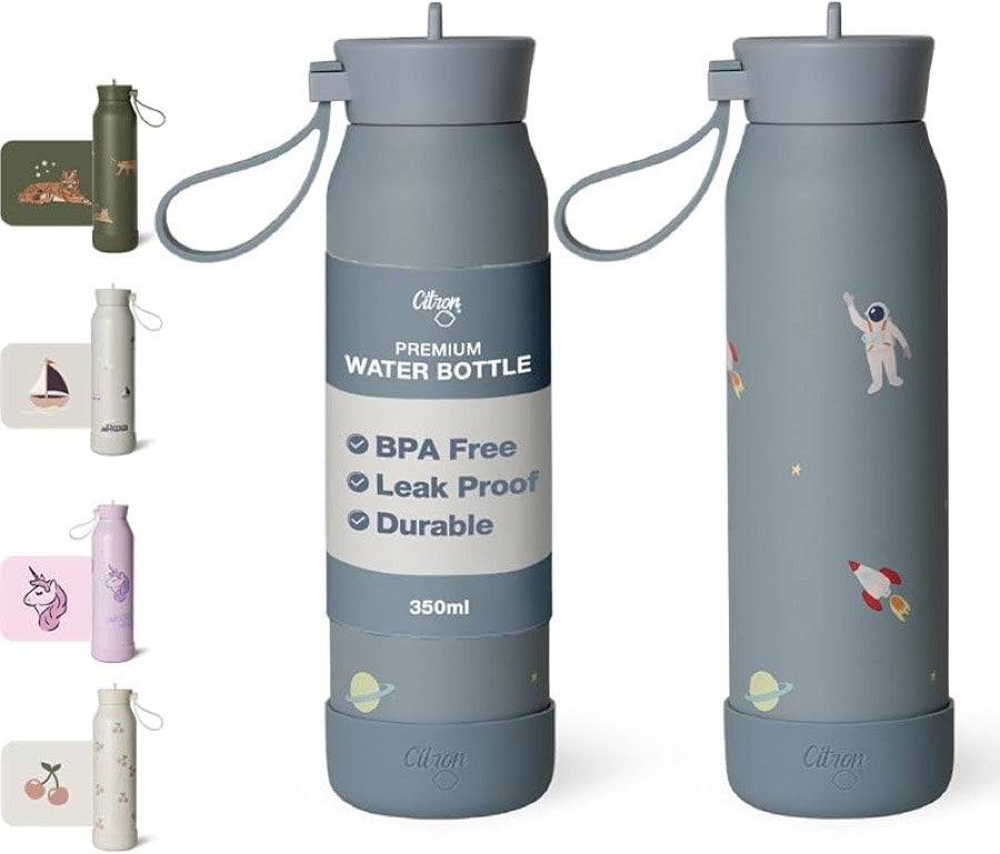 Citron kids water bottle