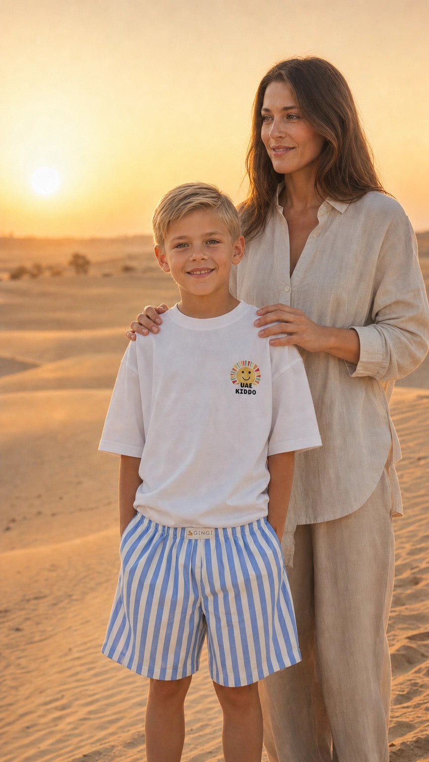 Mother and son in the desert — Raised by a Generation Shaper
